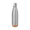 SOLBERG. Stainless steel thermos and cork base 560 mL