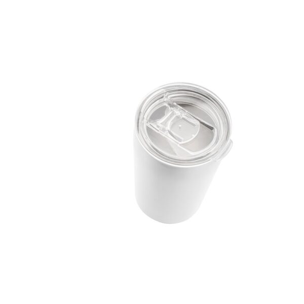 SLIDER. Stainless steel sublimation travel cup 380 mL