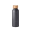 QUETA. Aluminium bottle with bamboo lid 550 mL