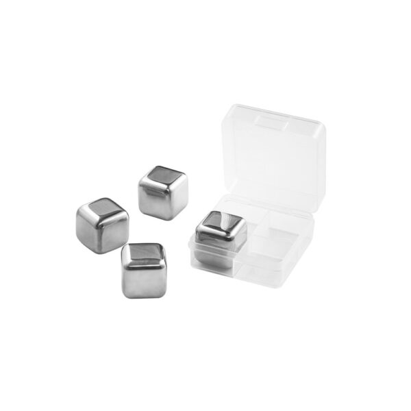 GLACIER. Set of reusable stainless steel ice cubes