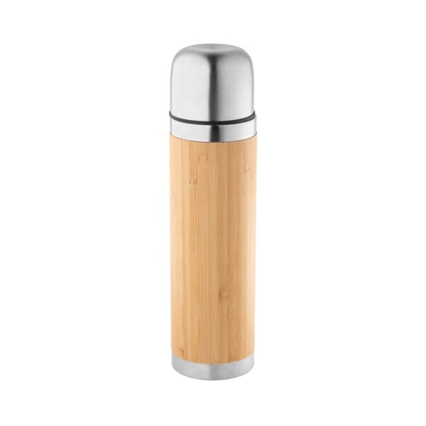 CEYLON. Bamboo and stainless steel thermos 450 mL