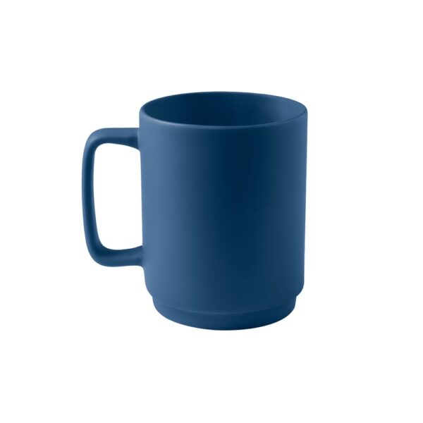 MIGHTY. Ceramic mug with cylindrical body 330 mL