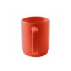 MIGHTY. Ceramic mug with cylindrical body 330 mL