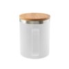 LAUDA. Mug in 90% recycled stainless steel with bamboo lid 420 mL