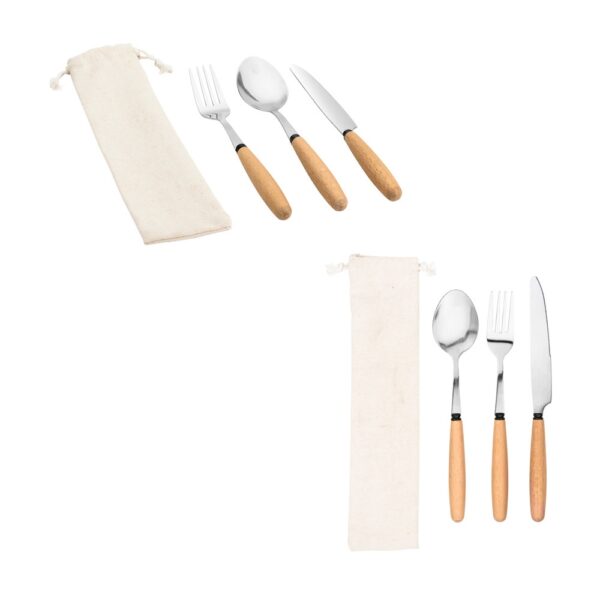 BOULUD. 3-piece set in acacia wood