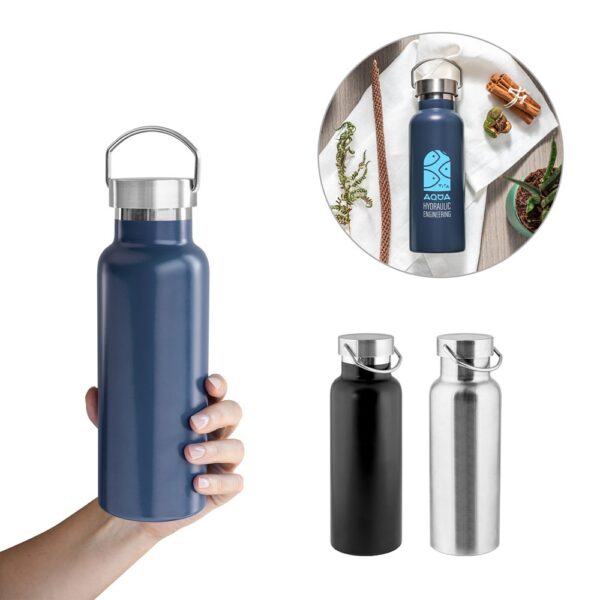 DUPLANTIS. Stainless steel bottle (36% recycled) with vacuum insulation 810 mL