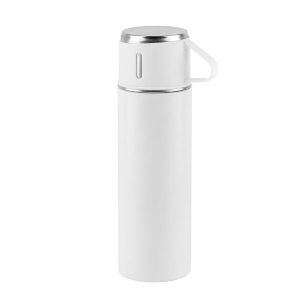 94348_106 COMANECI. Double-walled stainless steel bottle (90% recycled) with matte finish 490 mL