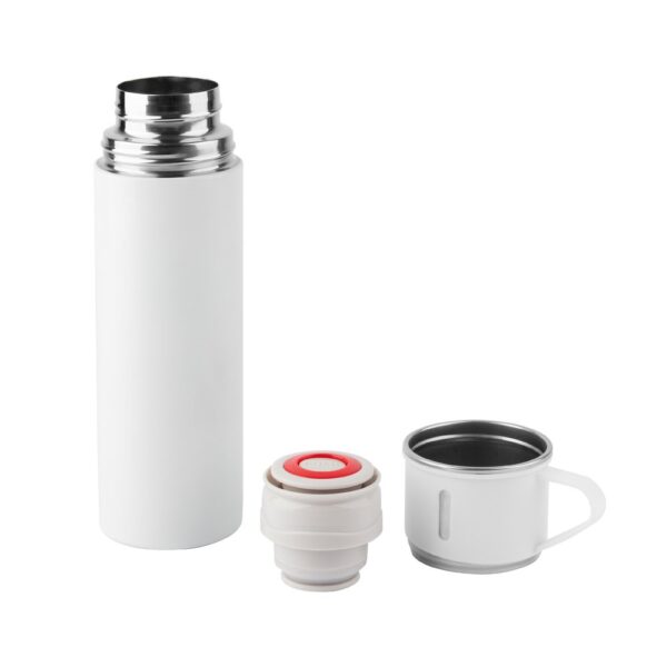 94348_106-a COMANECI. Double-walled stainless steel bottle (90% recycled) with matte finish 490 mL