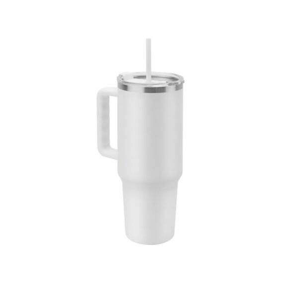 JOYNER XL. Large stainless steel travel cup (91% recycled) with vacuum insulated double wall and a matt finish 1300 mL