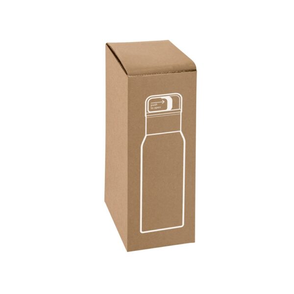 NICKLAUS. Stainless steel bottle (91% recycled) with vacuum insulated double wall 590 mL