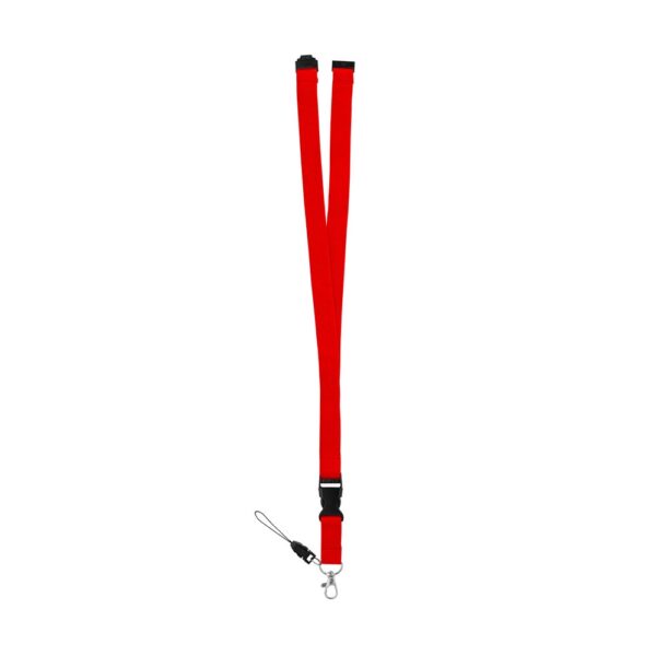 MURRAY. Polyester lanyard with metal carabiner