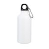 LANDSCAPE S. Aluminium sports bottle with carabiner 400 mL