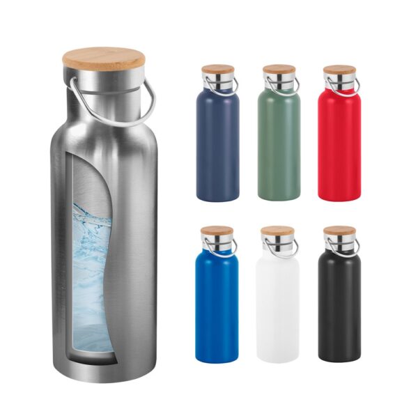 RAGNAR. Stainless steel (36% recycled) double-walled vacuum insulated bottle 570 mL