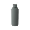 ODIN. Double wall vacuum stainless steel (36% recycled) bottle with rubber coating 550 mL