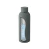 ODIN. Double wall vacuum stainless steel (36% recycled) bottle with rubber coating 550 mL