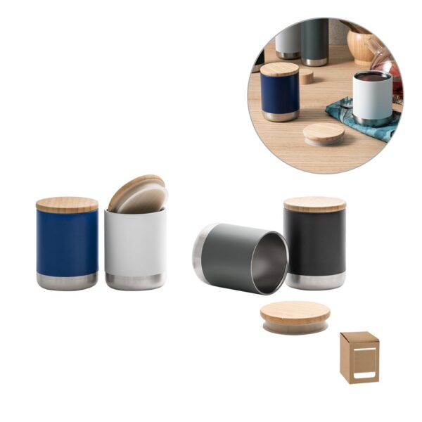 NORRE TUMBLER. Double wall stainless steel (36% recycled) vacuum cup 370 mL