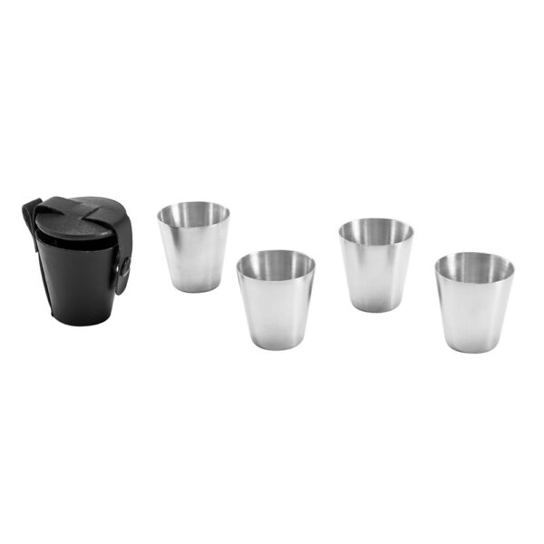 HIMALAYAS. Set of 4 stainless steel cups 25 mL