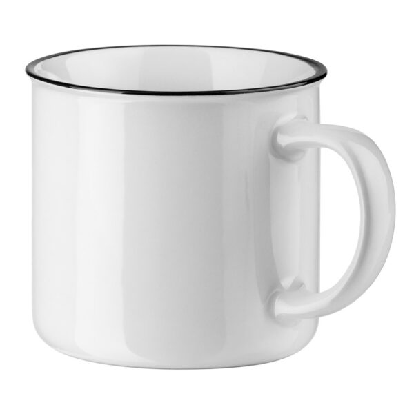 VERNON WHITE. Ceramic mug 340 mL