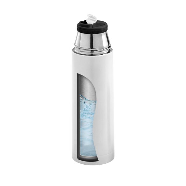 SAFE. Stainless steel and PP thermos 490 mL
