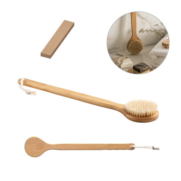 ARKIN. Bamboo shower and bath brush