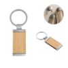 HOMER. Rectangular bamboo keyring
