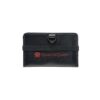 ORVYN. Leather wallet with RFID blocking for 10 cards
