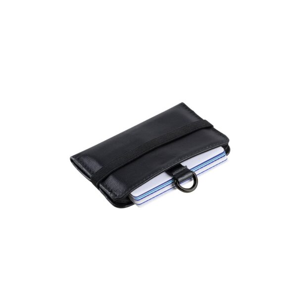 ORVYN. Leather wallet with RFID blocking for 10 cards