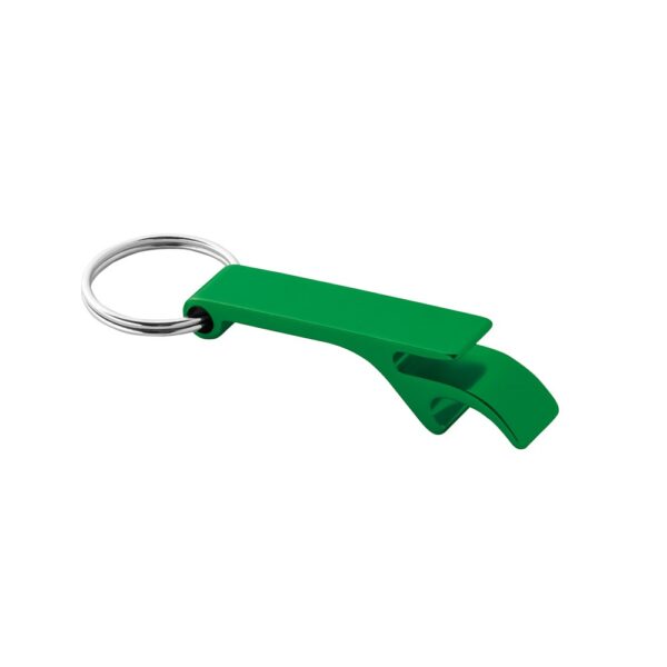 RE-BAITT. Recycled aluminium (100% rAL) keyring with capsule opener