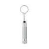 RE-LERGAN. Aluminium keyring (92% recycled) with 3-light LED torch