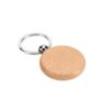 STEWIE ROUND. Round keyring in beech wood