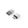 MINSKY. Set of 2 aluminium USB-A / USB-C adapters