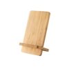 LANGE. Smartphone holder with 15W fast wireless charger in bamboo