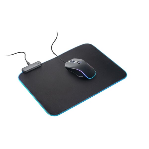 THORNE MOUSEPAD RGB. Gaming mouse mat with RGB LED lights in polyester