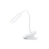 NESBIT II. Portable desk lamp with clip and 30h autonomy at 65% rABS