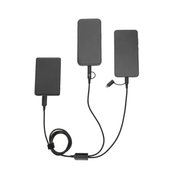 BERTOZZI. Super-fast 6-in-1 USB cable made from recycled aluminum (20%) and recycled PET (4%)