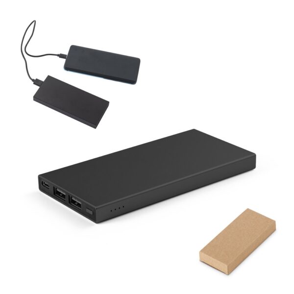 DOROTHY 5. 5.000 mAh power bank made from recycled aluminium (100% rAL)
