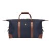 Travel bag Button Navy & Brown