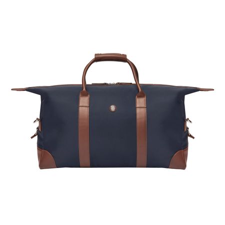 Travel bag Button Navy & Brown