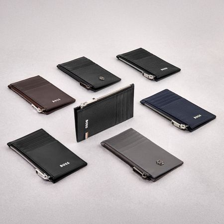 Card holder zip Iconic Black