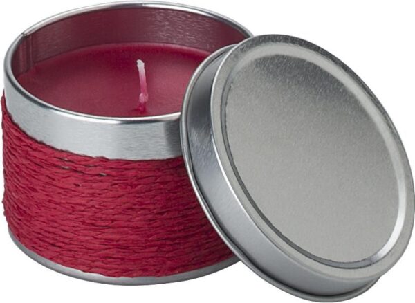 Tin with scented candle Zora