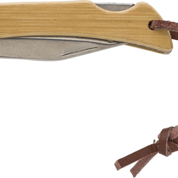 Stainless steel and bamboo foldable knife Beckett