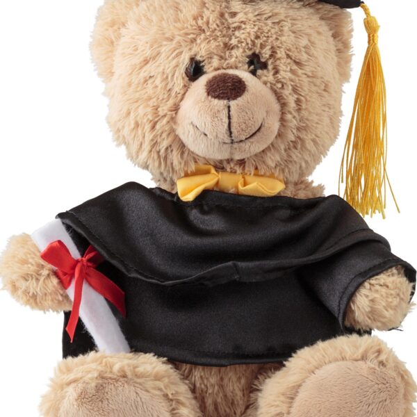 Plush graduation bear Magnus
