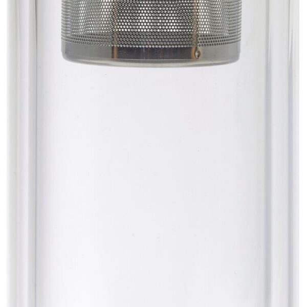 Bamboo and glass double walled bottle Vicente