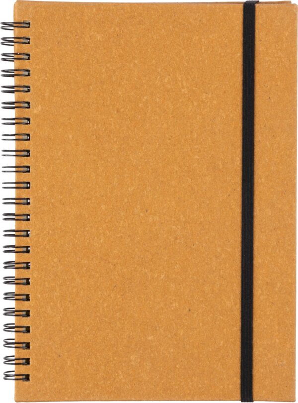 Recycled leather notebook A5 Egon Original