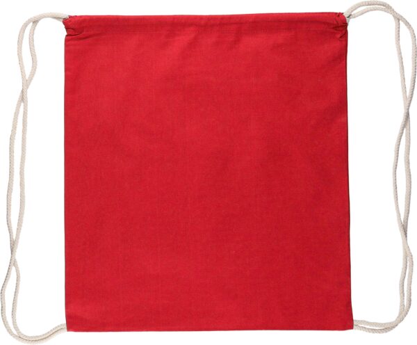 Cotton (140 gsm) drawstring backpack Bridget
