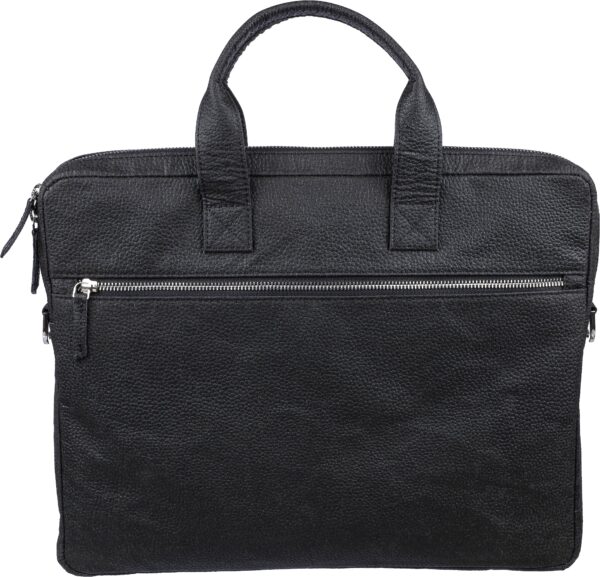 Tomato leather laptop bag Lillian