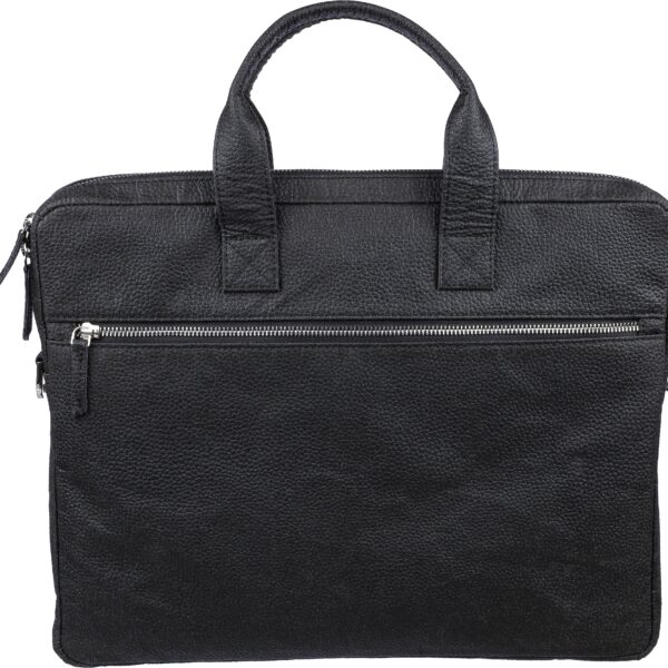 Tomato leather laptop bag Lillian