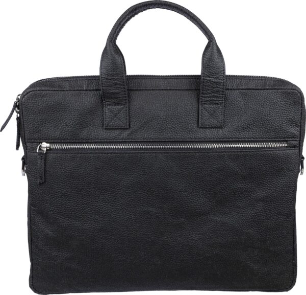 Tomato leather laptop bag Lillian