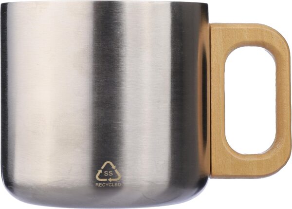 Recycled stainless steel double-walled mug 400 ml Dwight