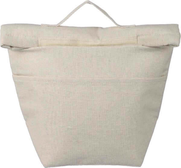Recycled cotton (220 gsm) rolltop cooler bag Faith